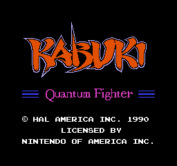 Kabuki - Quantum Fighter (USA) Title Screen